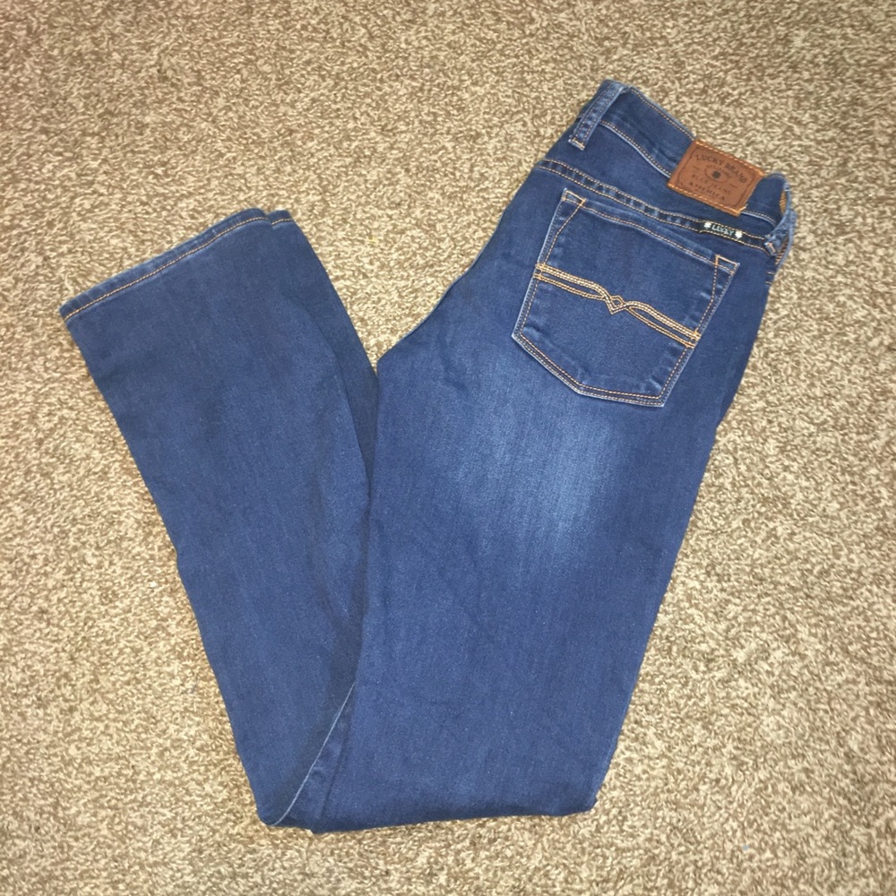 Lucky Brand size 2/26 Charlie straight Ankle Jeans